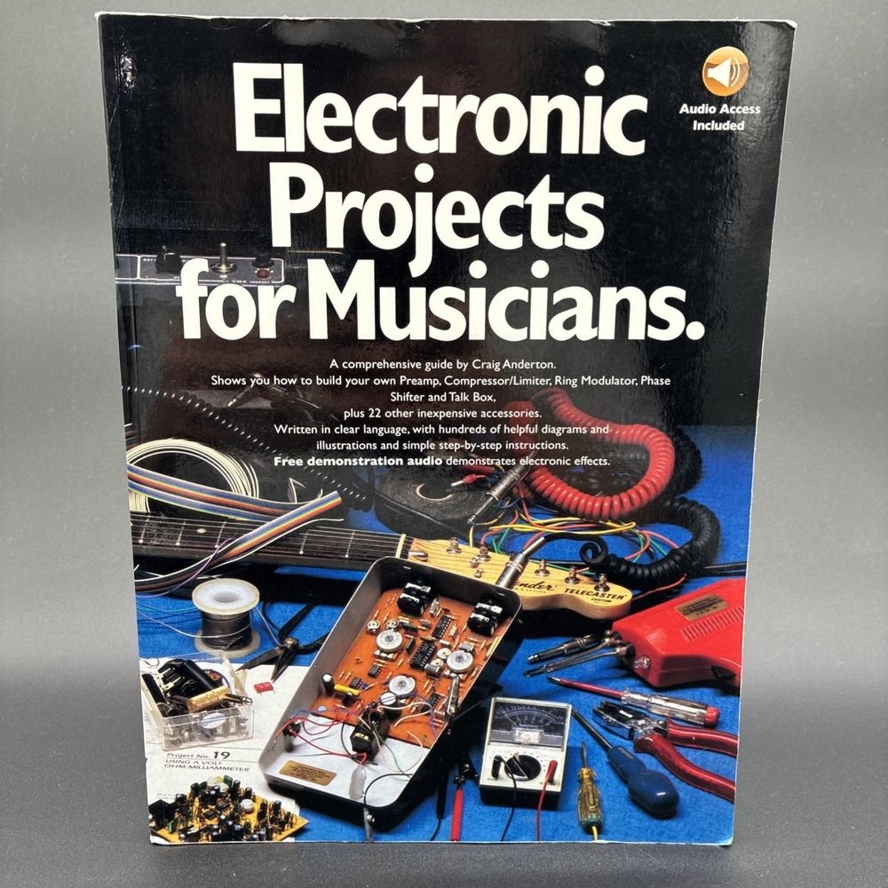 Electronic Projects for Musicians Craig Anderton 1992 Book Online Audio